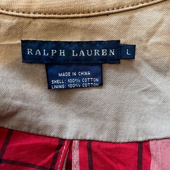 Ralph Lauren Blue Lable Iconic Country Style Cotton Twill Field Jacket in Beige - Picture 3 of 15